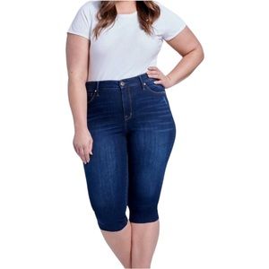 Seven7 Women Cropped Jeans Size 16